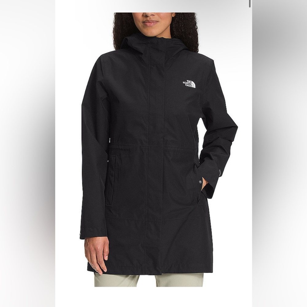 North face women’s rain jacket long